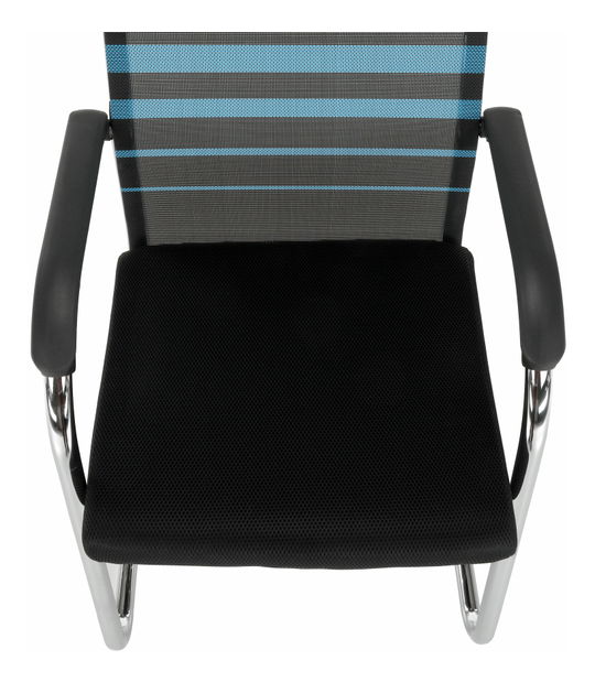 Kancelárska stolička Esso (modrá + čierna)