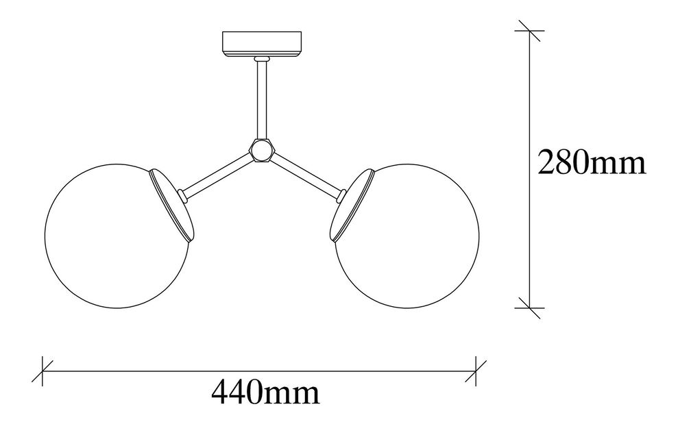 Stropna svjetiljka Dema 6331