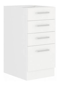 Dulap inferior Strolis 40 D 4S BB (alb)