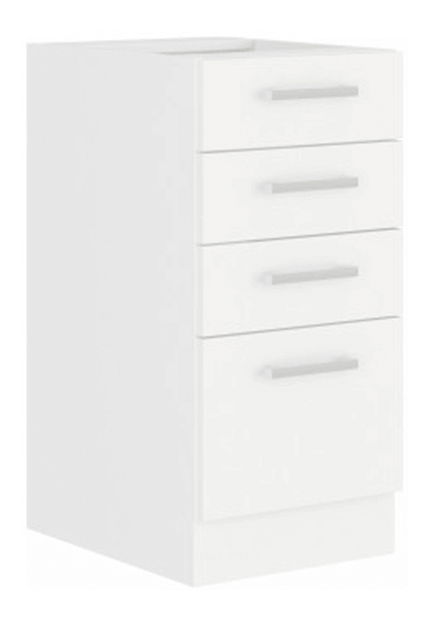 Dulap inferior Strolis 40 D 4S BB (alb)