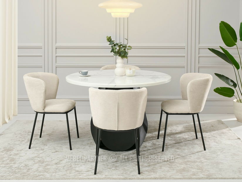 Blagovaonska stolica Koalas (bež + crna)