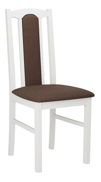 Blagovaonska stolica Dalam VII (bijela + smeđa)