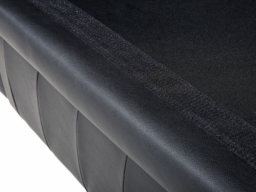 Kožna sofa trosjed Chichester (crna)