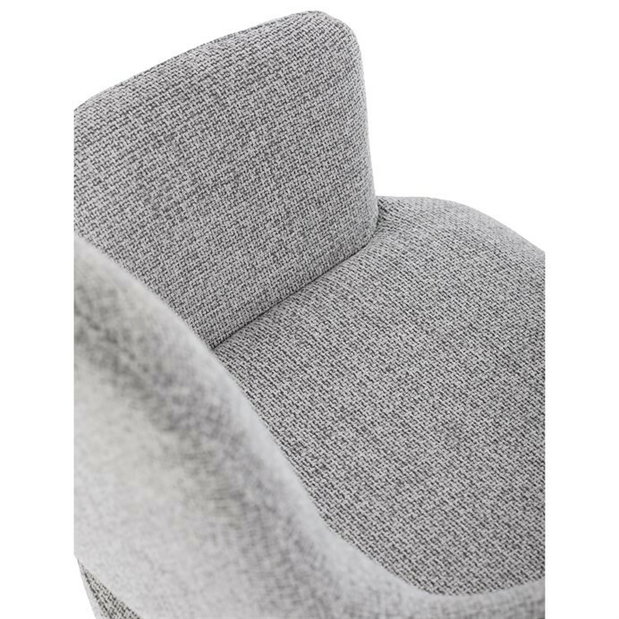 Jedálenská stolička Diamantal (sivá)