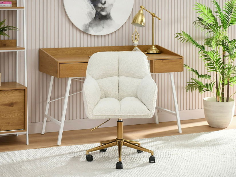 Kreslo Island (krémová + chrómová)