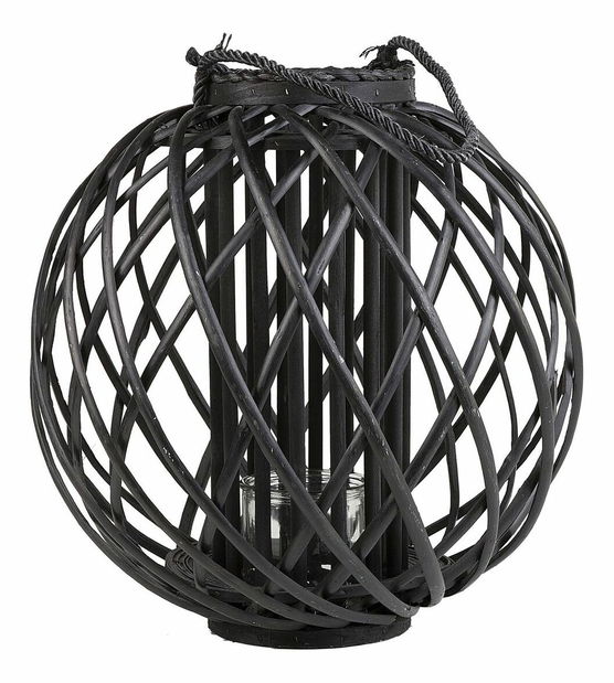 Fonott lampion Sinop (fekete)