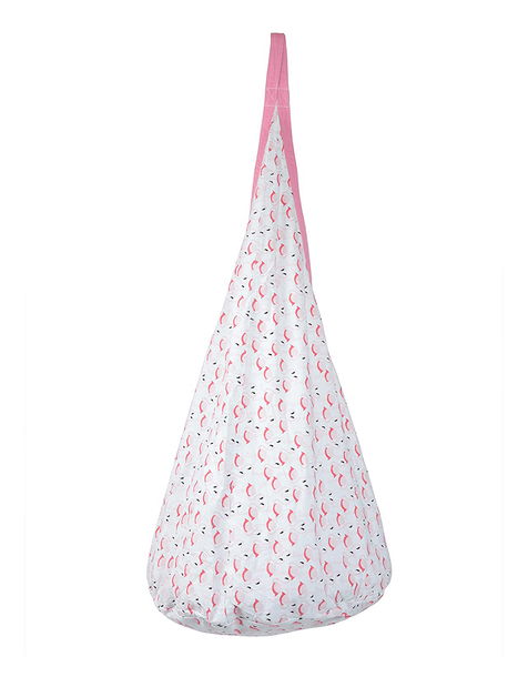 Závesné hojdacie kreslo Sentra (ružová)