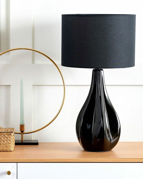 Stolná lampa Salte (čierna)