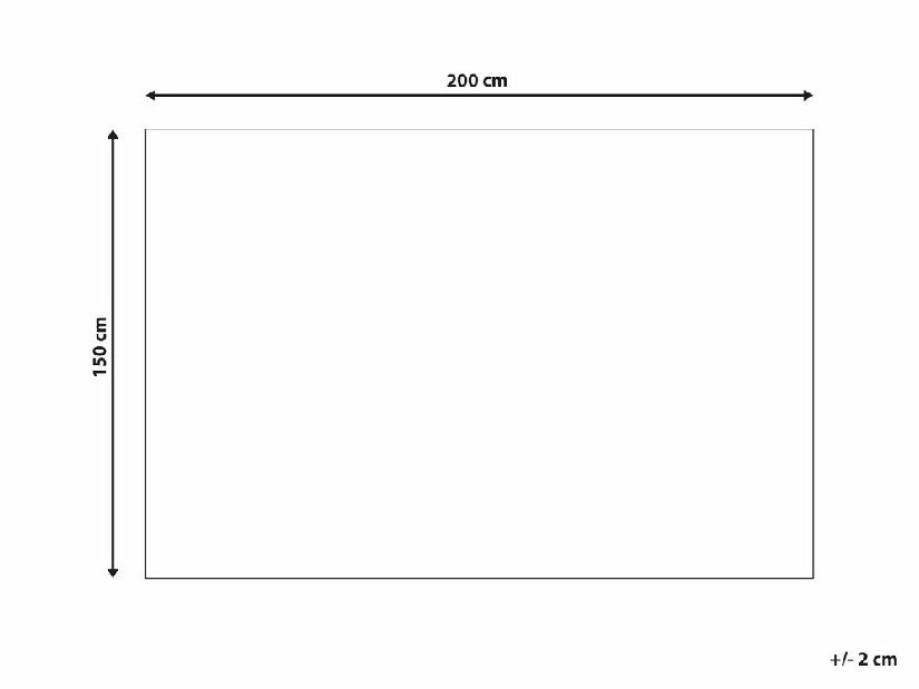 Deka 150 x 200 cm Bayby (crna)