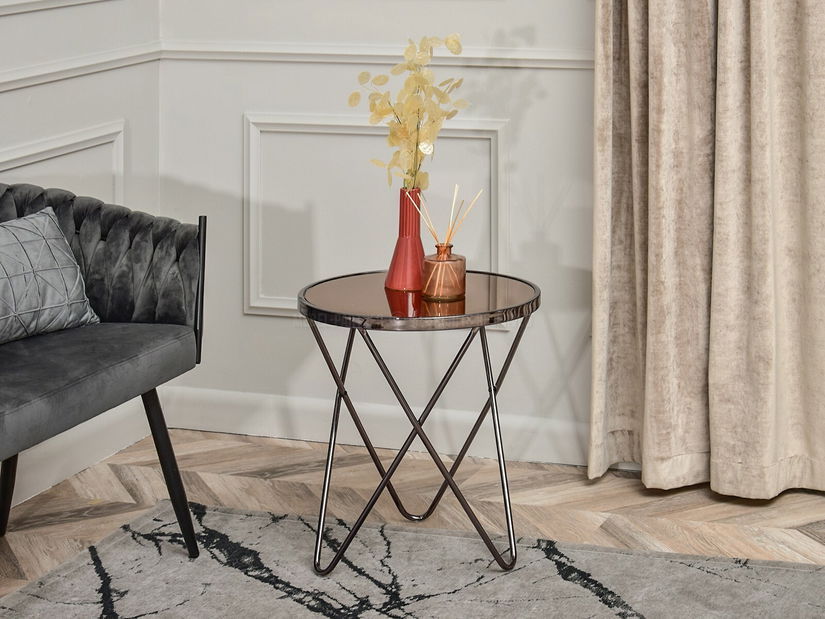 Konferenčný stolík Armin S (medená + čierna)