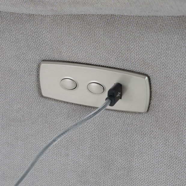 Fotoliu reglabil Traste (argintiu)