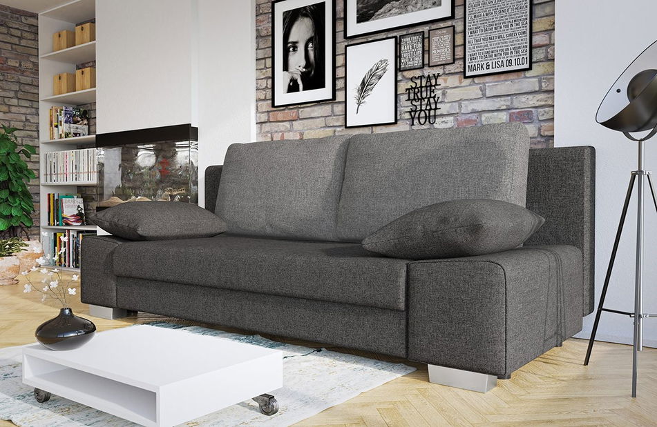 Canapea extensibilă Sorela Sale (Gri închis + Gri) (cu sp. depozitare)