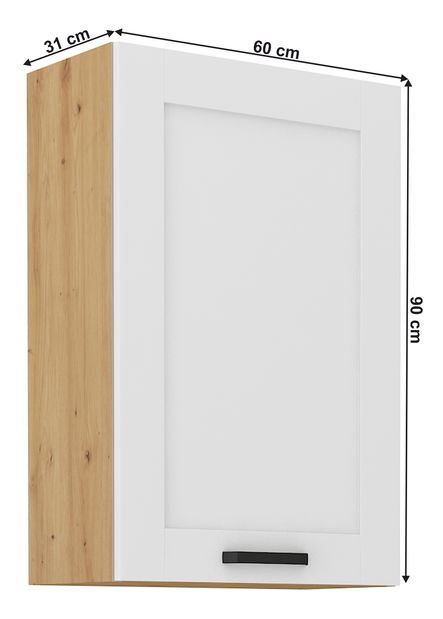 Horná skrinka Lesana 2 (biela) 60 G-90 1F 