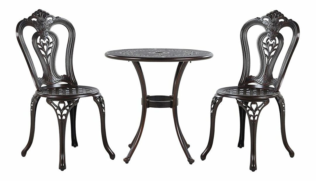 Set mobilier de grădină BOMELLE (maro) (pentru 2 persoane)