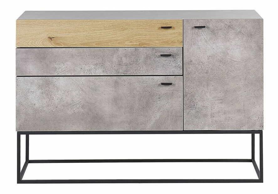 Komoda ATTIERA (sivá)