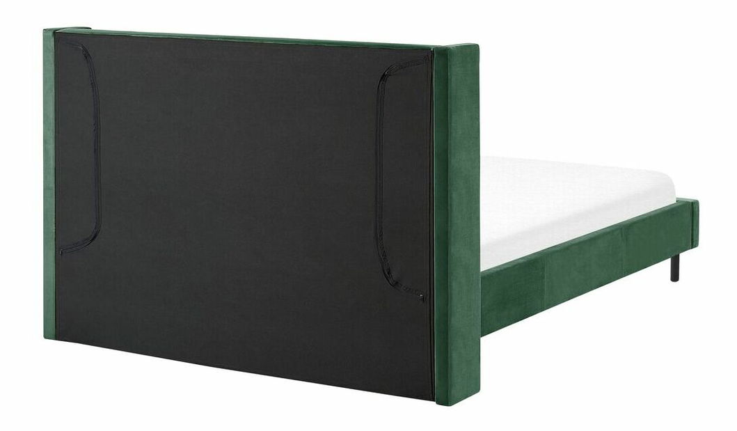 Manželská posteľ 140 cm Vue (zelená) (s roštom)