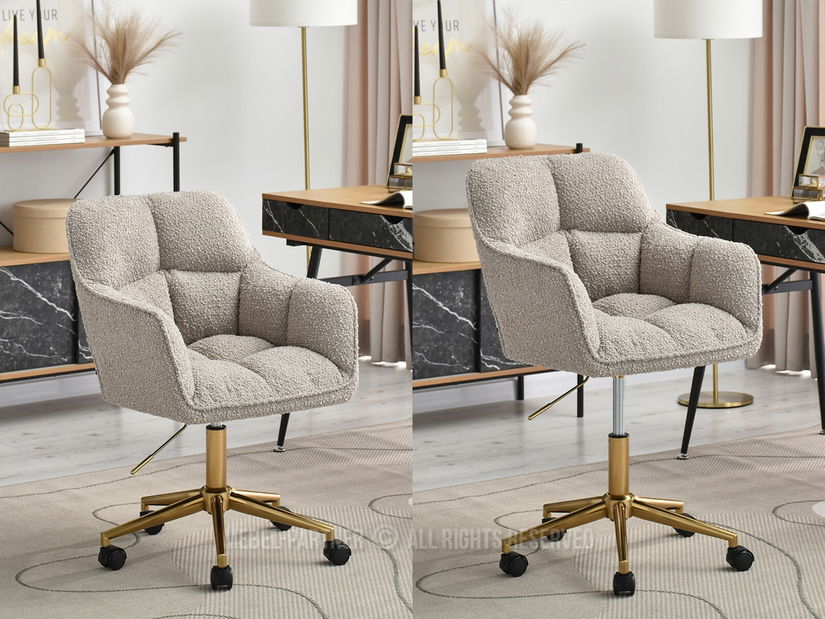 Fotoliu Island (bej + negru)