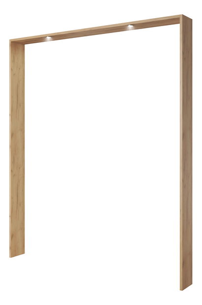 Šatníkova skriňa Xenos 185 (dub zlatý + biela)