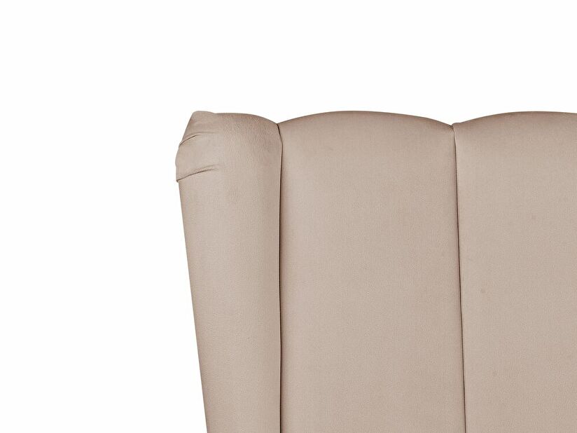 Bračni krevet 180 cm Mirabell (sivo-bež) (s podnicom) (s USB portom)