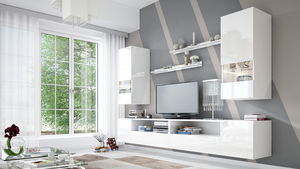 Mobilier living Berny 41 (alb + alb lucios)