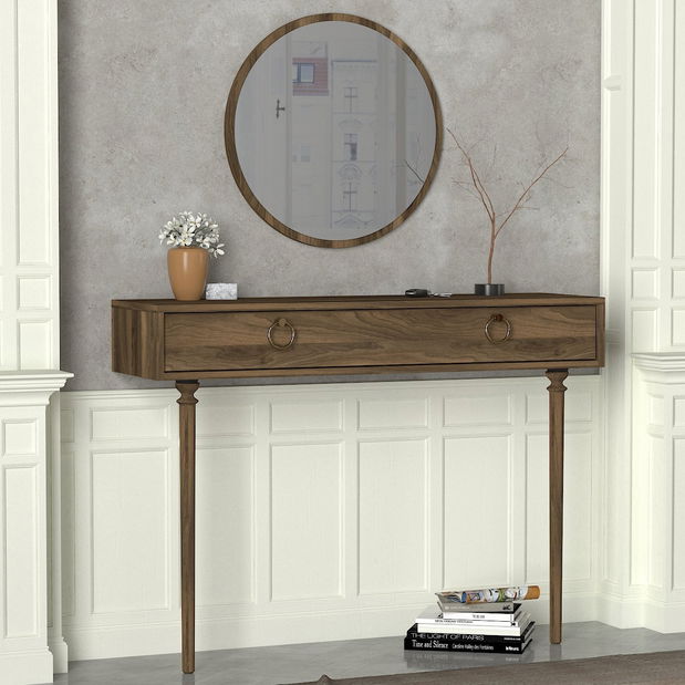 Konzolový stolík Golden (orech)