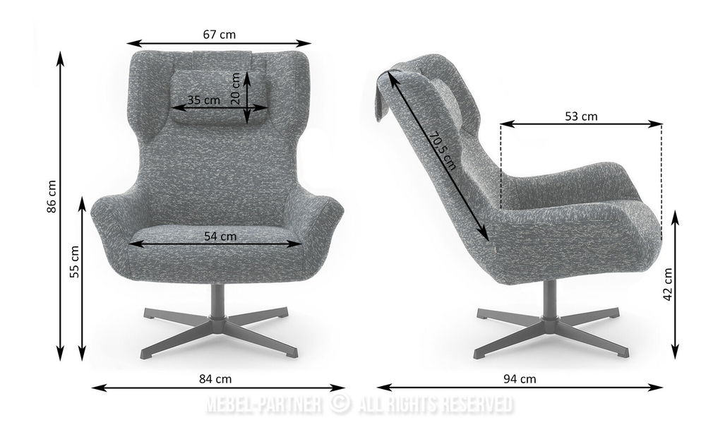 Fotoliu relax Irventendo (negru)