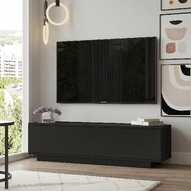 TV asztal/szekrény Fancy (fekete)