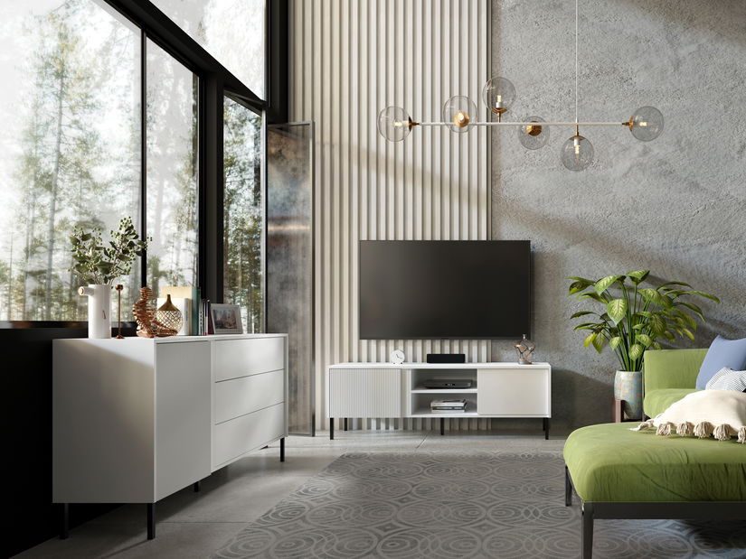 Set de sufragerie Munkki (alb + negru)