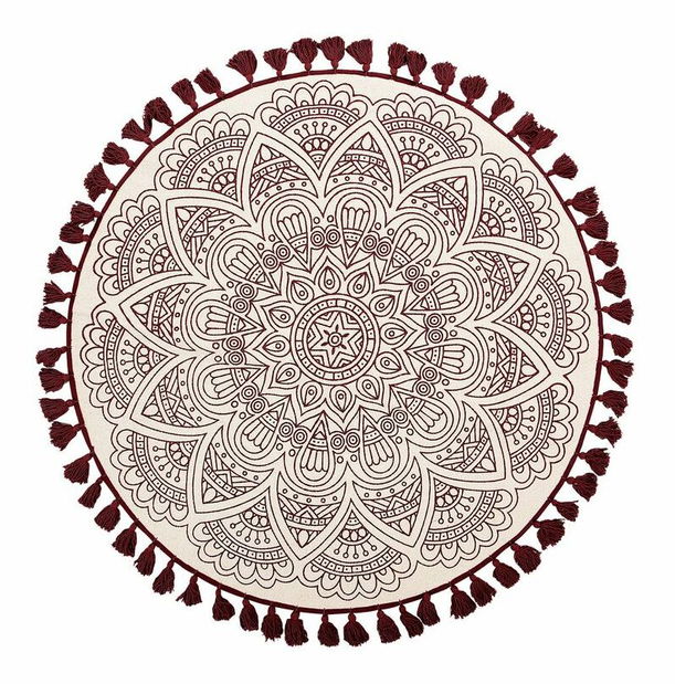 Koberec 120 cm Astral (biela)