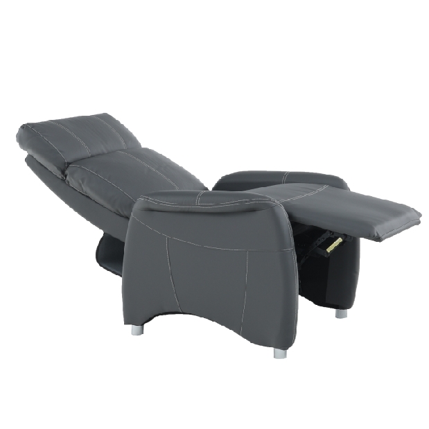 Fotoliu pentru relax Francesco CH 113100 piele PU Gri