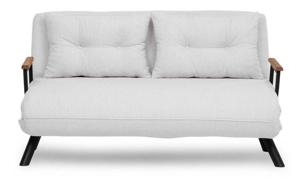 Canapea futon Sandy (alb)