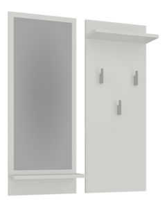 Predsieňová zostava Reclemos 1 (biela) (so zrkadlom)