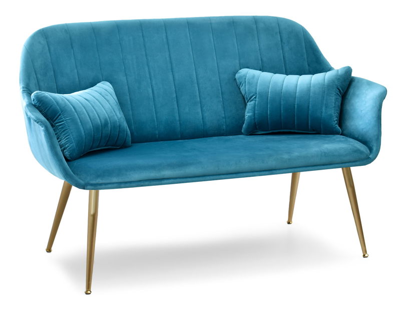 Canapea Osmol S (turcoaz + auriu)