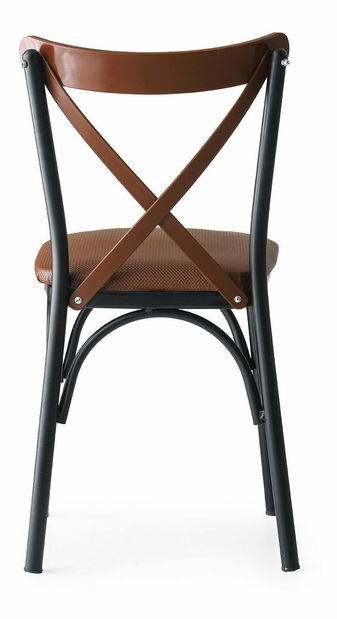 Set 4 stoličiek Erica (Hnedá)