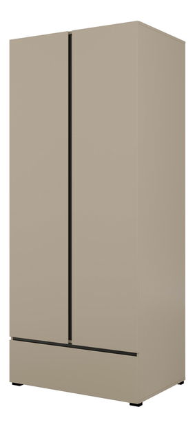 Dulap de haine Crossroad S18 (congo + negru)