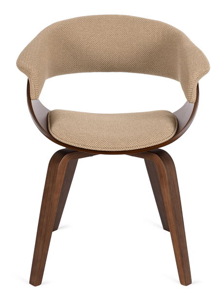 Étkezőszék Generosas 2 (bézs + dió) 