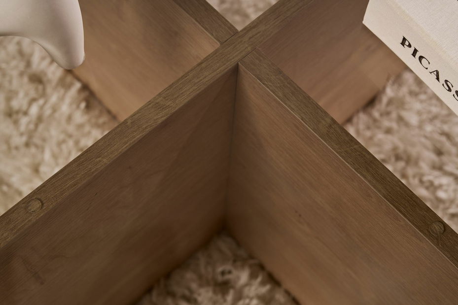 Măsuță cafea Aorte cu (Stejar safir + sticlă)