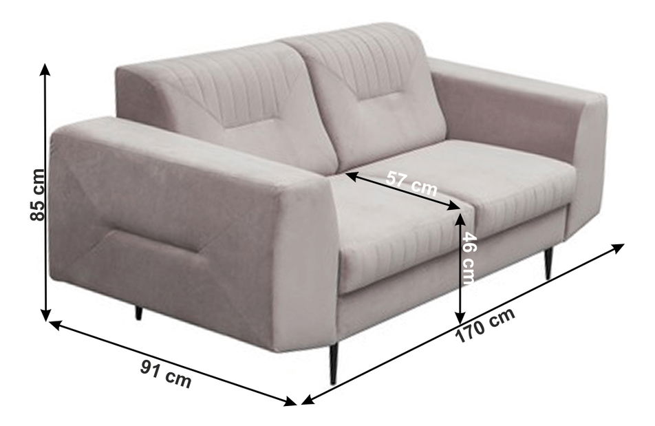 Dvosjed Lysenia (svijetlo siva)