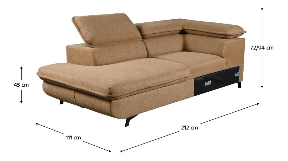 Otoman s prostorom za odlaganje Monky (matana 08) (L) 