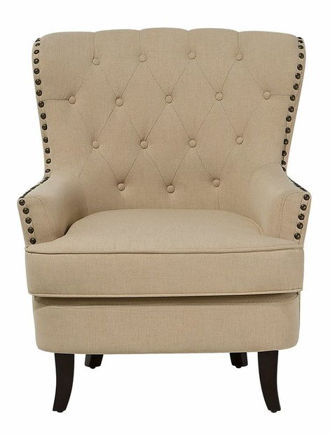 Kreslo ušiak Vaner (béžová)