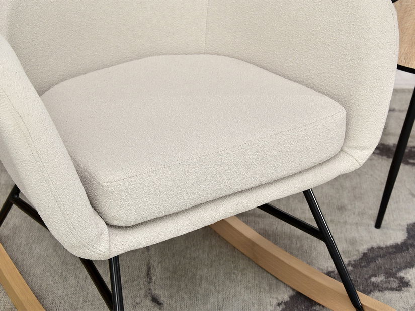 Kreslo Nesia (béžová + čierna)