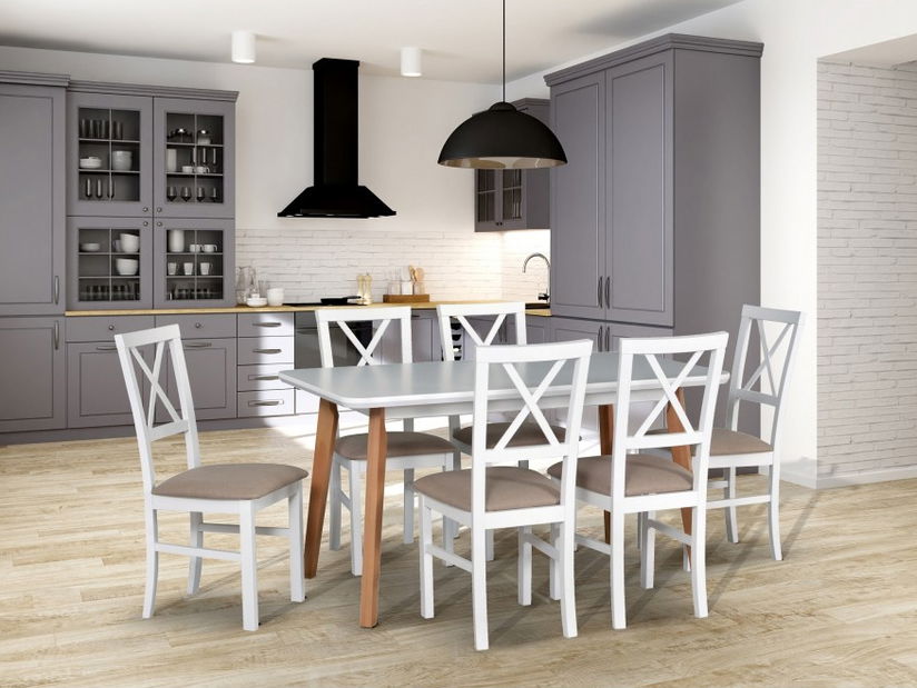 Set sufragerie Ostel 7 (pentru 6 până la 8 persoane)