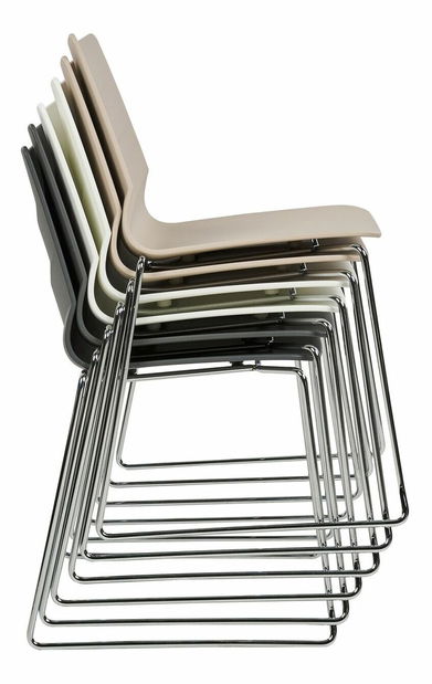 Set 4 ks jedálenských stoličiek Huxley (sivá)