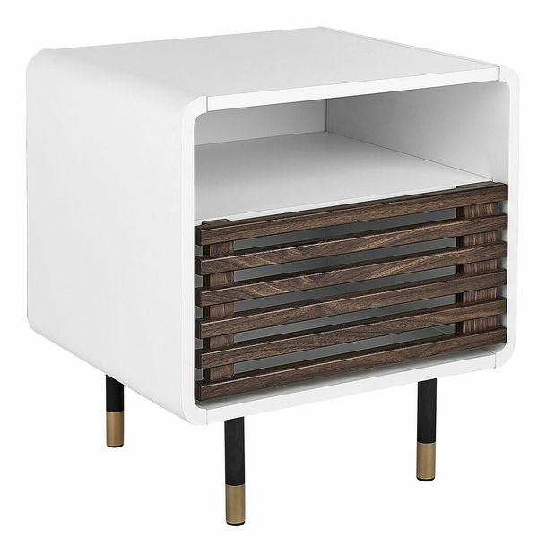 Nočný stolík Reparo (biela) 