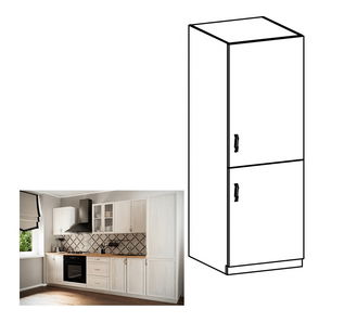 Kuhinjski ormarić za hladnjak D60ZLP Sillina (bor andersen)