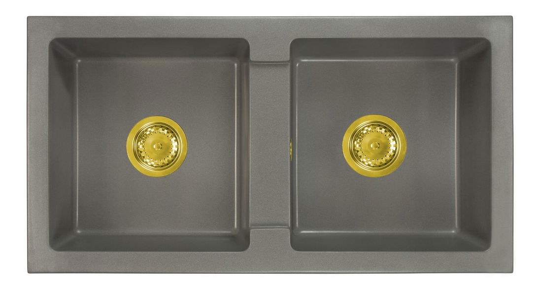 Mosogató Byrbys (szürke) (csaplyuk nélküll)