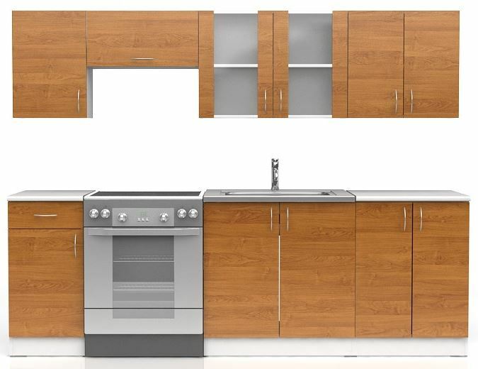 Kuchyňa BRW Sonia 240 cm jelša