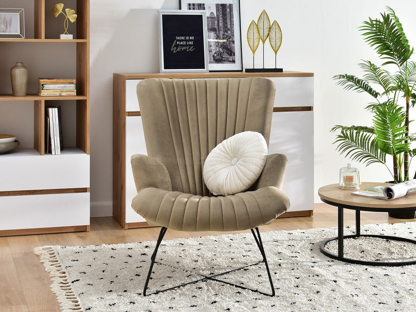 Fotoliu relax Nuttshell (negru)