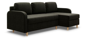 Sarokkanapé Marty (J) (szürkésfekete)