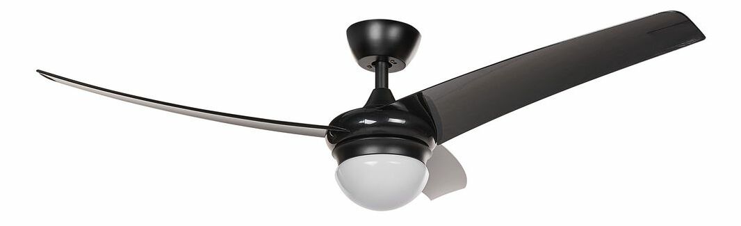 Ventilator de tavan cu lumină Jibza (negru)